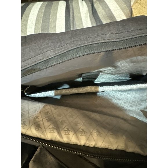 ORIGINAL PENGUIN Laptop Backpack Grey ONE Size - Picture 3 of 5